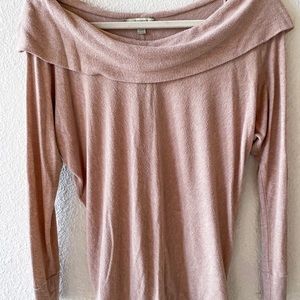 Anthropologie Cowl Neck Sweater Top